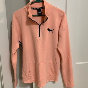 Comfy PINK q-zip, size medium